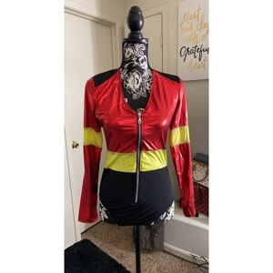 Sexy firefighter or incredibles Halloween costume
